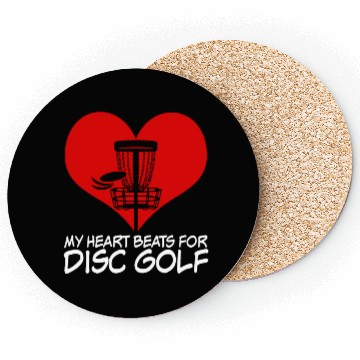 Discover Disc Golf Discgolf Spruch Frisbee Coasters