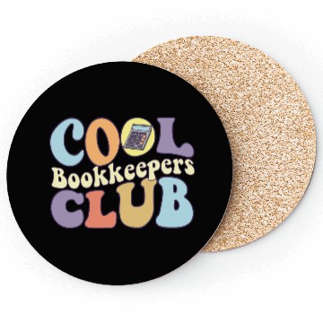 Discover Cool Bookkeeper Club CPA Certified Public Coasters