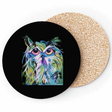 Discover Painted Owl Coasters