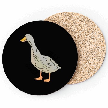 Discover Playful Silly Goose Delight Coasters