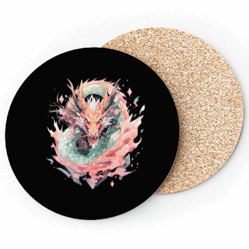 Discover Adorable Crystal Chinese Dragon Coasters