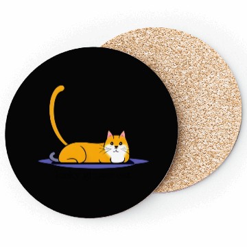 Discover lucky ginger cat Coasters