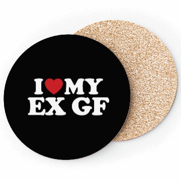 Discover I Love My Ex Girlfriend I Heart Groovy Coasters