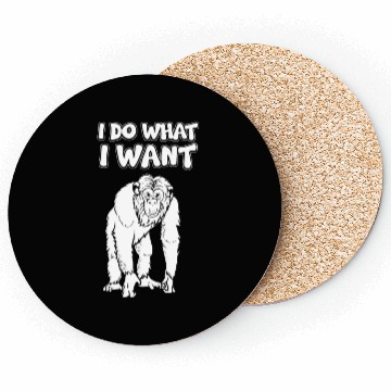 Discover I Do What I Want Monkey Coasters