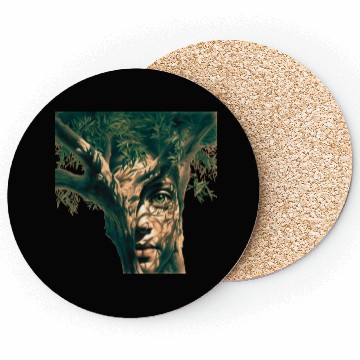 Discover Olive tree and face Coasters
