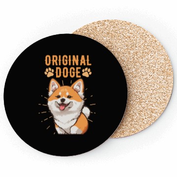 Discover Original Doge Shiba Inu Coasters