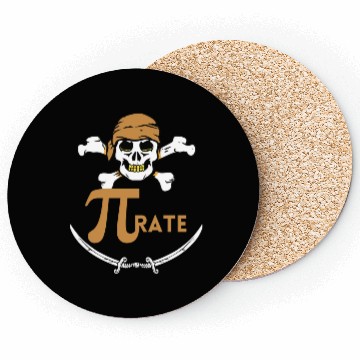 Discover Marh Pi Day Funny Pirate Funny Pi Day Coasters