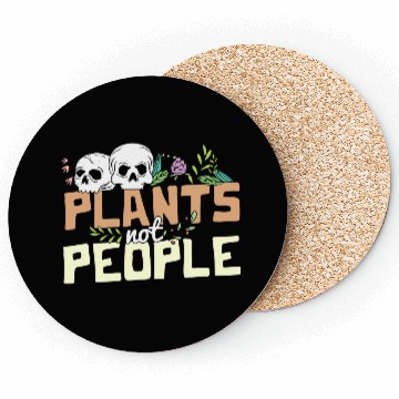 Discover Plants Not People Skulls And Wildflowers Funny Coasters