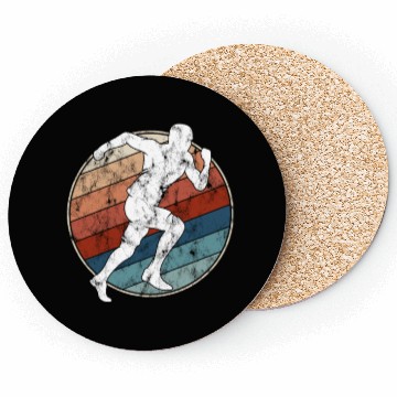 Discover Running Retro Style Coasters