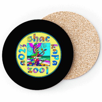 Discover Shackapalooza Logo 2023 Guitar Coasters