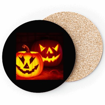 Discover Pumpkin halloween spooky Coasters