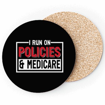 Discover Funny Medical Insurance Agent Broker Coasters