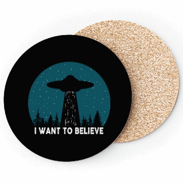 Discover I Want To Believe World Ufo Day Coasters