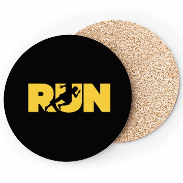 Discover Run running fitness sport lovers gift Coasters