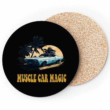 Discover Muscle Car Magic Coasters