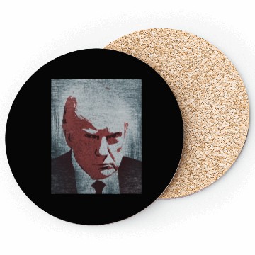 Discover Donald Trump mugshot graffiti Coasters