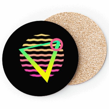 Discover Retro sunset style 80s Coasters