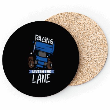 Discover Sprint Car Mom Dirt Track Racing Racing Race Day Coasters
