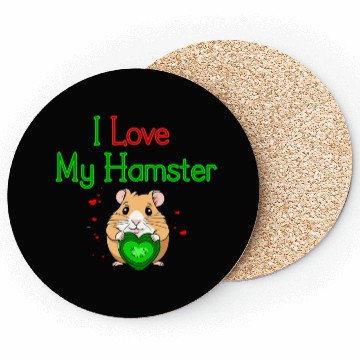 Discover I Love My Hamster Coasters