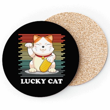 Discover Lucky Cat - Maneki Neko Coasters