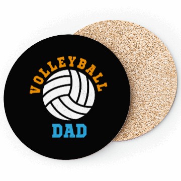 Discover Vintage Volleyball Dad Coasters