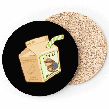 Discover Monkey Banana Milk Coasters