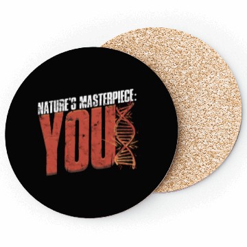 Discover Nature's Masterpiece: You - Biology Coasters