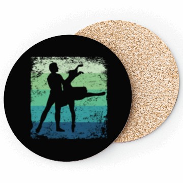 Discover Ballet Dance Couple Vintage Ballerina Coasters