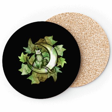 Discover Nature Ivy Moon Cat Coasters