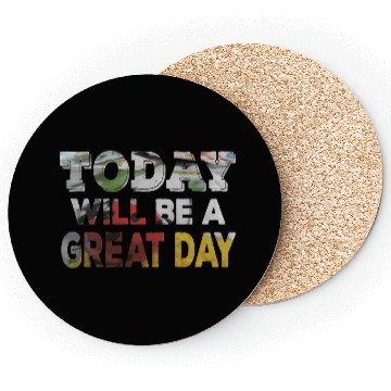 Discover Today Will Be A Great Day Ladybug Inspirational Coasters