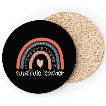 Discover Substitute Teacher Back To School Sub Teacher Coasters