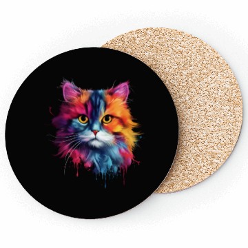 Discover Persian Cat Living Atmosphere Coasters