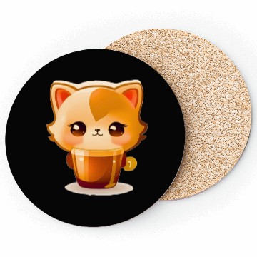 Discover "Mornings Made Better: A Toast to Coffee" Coasters