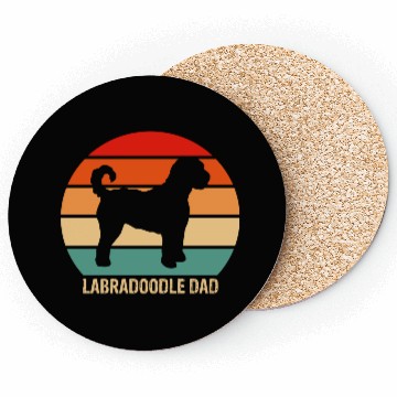 Discover labradoodle dad Coasters