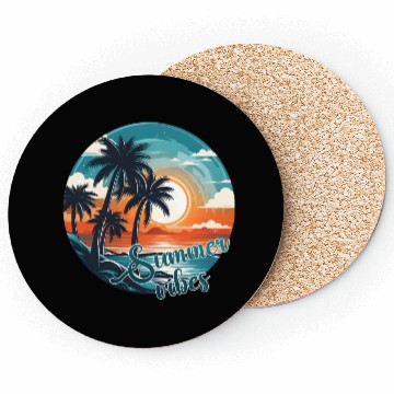 Discover Vintage Summer Vibes Coasters