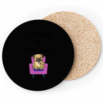 Discover Love to Meet Kind People with a Caffeine Problem Coasters