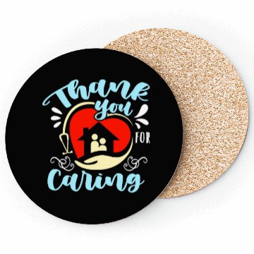 Discover Caregiving Thank You For Caring Family Caregiver Coasters