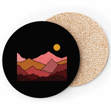 Discover Mountains Nature Adventure Outdoor Coasters