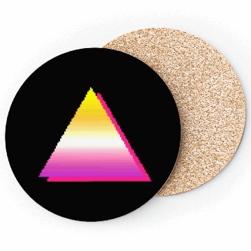 Discover Retro triangle style 80s-90s. Coasters