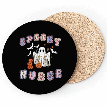 Discover Spooky nurse Halloween design Coasters
