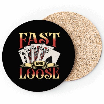 Discover Classic Blackjack Fast And Loose Casino Card Game Coasters