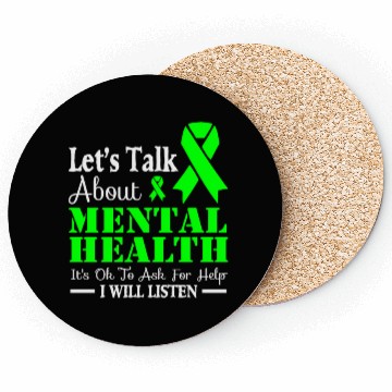 Discover Let s talk about mental health Coasters