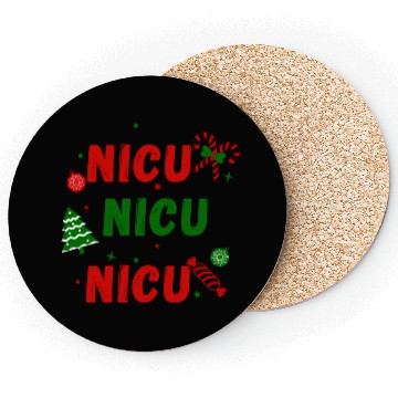 Discover NICU Festive Christmas design Coasters