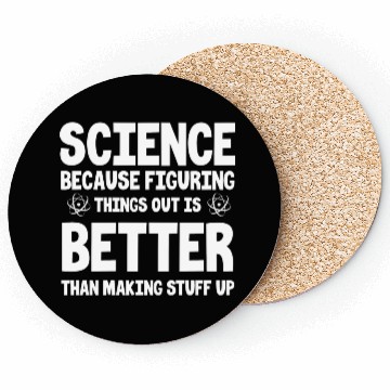 Discover Science Because Figuring Stuff Out Nerdy Geek Gag Coasters