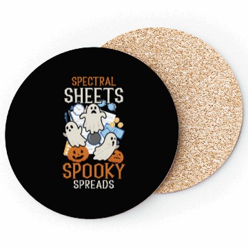 Discover Spectral Sheets Spooky Spreads Scary Halloween Coasters