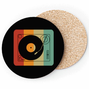 Discover Vinyl Record Player Coasters