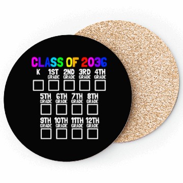 Discover Class Of 2036 Back To School Kindergartengrow with Coasters