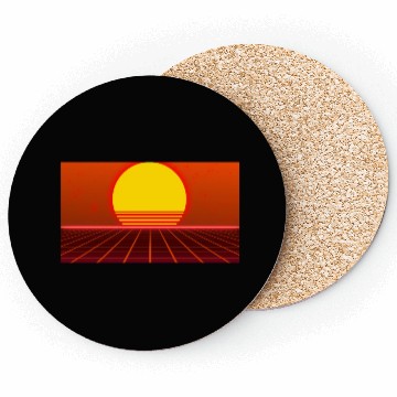 Discover Sci-fi Retro style 80s 90s Futuristic Coasters