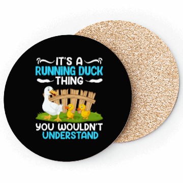 Discover Running Ducks It's a Running Duck Thing Duck Lover Coasters
