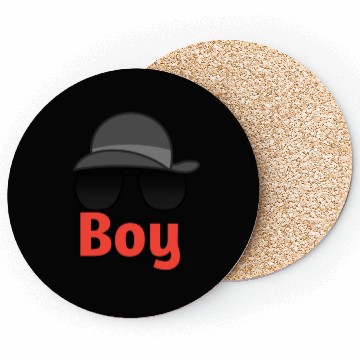Discover Boy logo Coasters